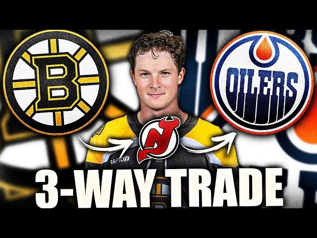 OILERS, BRUINS & DEVILS MAKE A HUGE 3-WAY TRADE: TRENT FREDERIC TO EDMONTON (Jones, Wanner, Hauser)