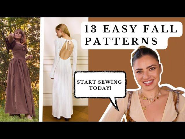 Start Sewing Your Own Clothes 2024 FALL EDITION - 13 Easy-Sew Patterns