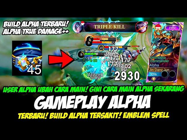 ITEM WAJIB ALPHA META SEKARANG + CARA MAIN ALPHA TERBARUBUILD ALPHA TERSAKIT 2024GAMEPLAY ALPHA