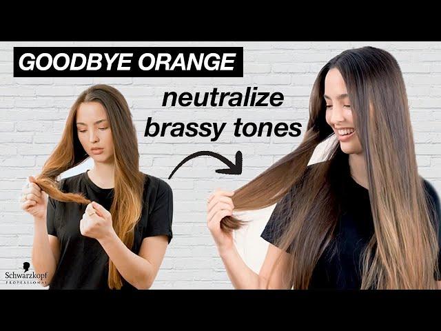 GOODBYE ORANGE: Blue Shampoo for Brassy Hair Removal | Schwarzkopf Professional USA