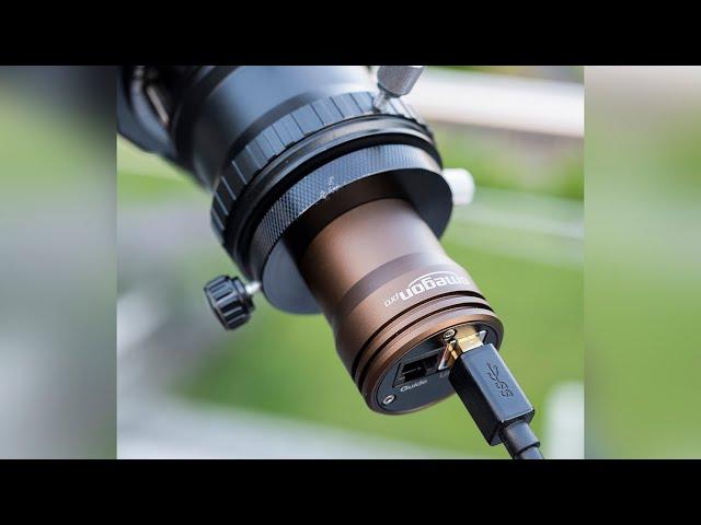  CMOS astro camera Omegon veLOX 178 C unboxing and first steps on Mac using KStars