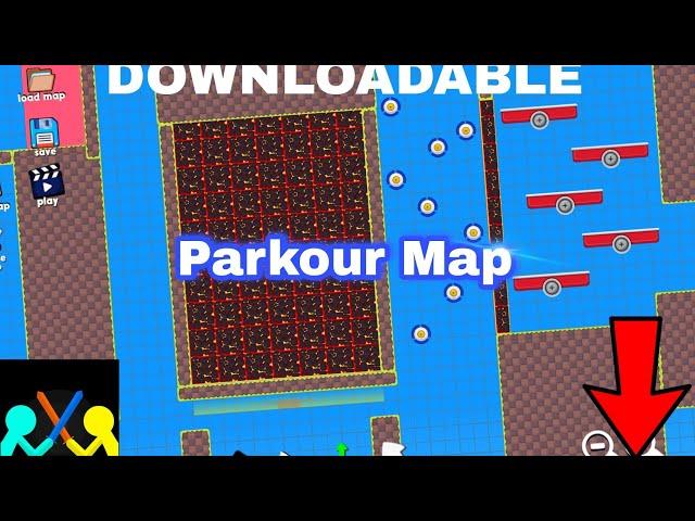 DOWNLOADABLE Parkour Map in Supreme Duelist Stickman! || StickVince12