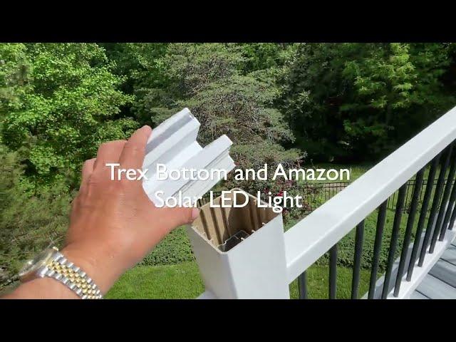 Trex Deck Post Solar LED Hack - 18 Lights under $150