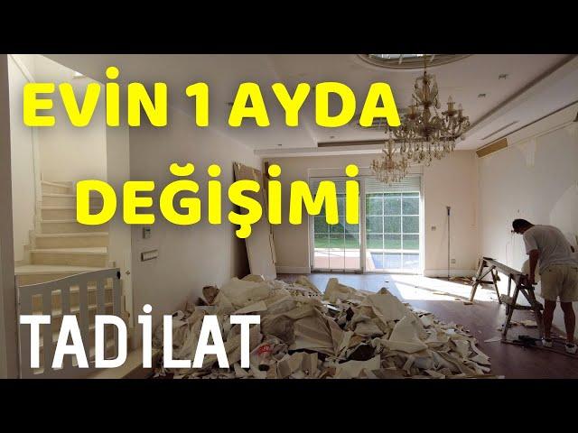 1 AYDA EVİN DEĞİŞİMİ ⎜TADİLAT SÜRECİ  KABA İŞLER BİTİYOR ⎜VLOG #vlog  #tadilat