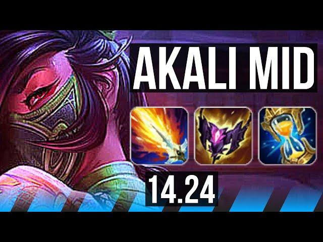 AKALI vs YASUO (MID) | KR Diamond | 14.24