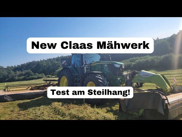 NEW Claas Mähwerk! Let's Drive  #claas #farming #lohnunternehmen #agriculture #landwirtschaft