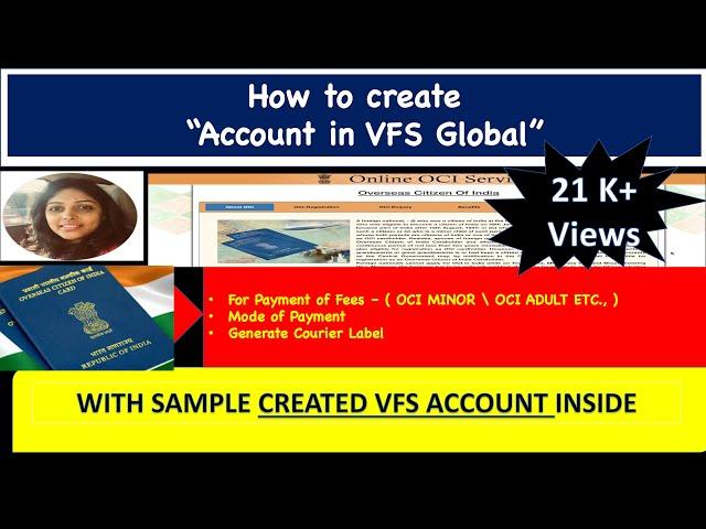 How to Create Account in VFS Global | For Payment of Fees | Generating Courier Labels