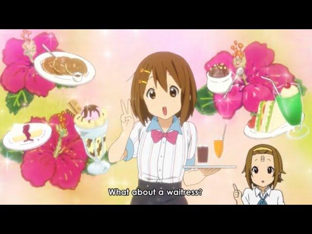 Yui is terrible at literally every job | K-ON! Season 2