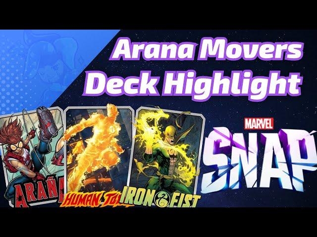 Arana move combo gets MASSIVE! | Marvel SNAP Deck Highlight