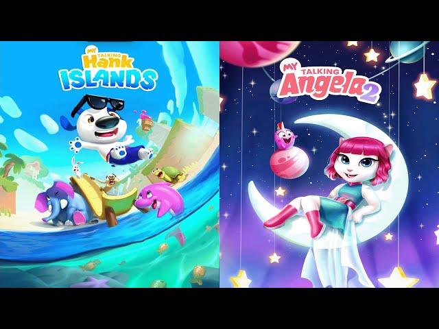 My Talking Angela 2 vs My Talking Hank islands New Update IOS Andriod Gameplay 2024 Ep4050