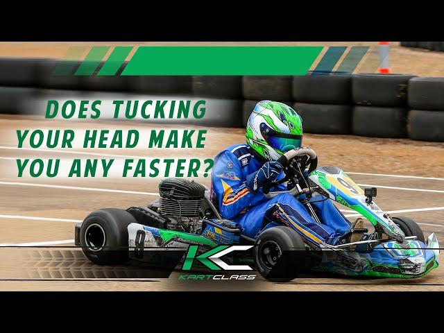 Karting Tips: Does tucking your head make you any faster in a kart?