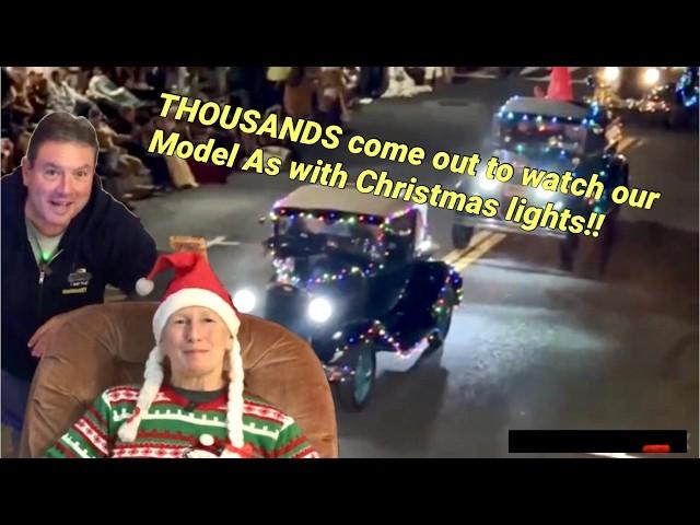 How to prepare a 1931 Ford Model A for a Lighted Christmas Parade