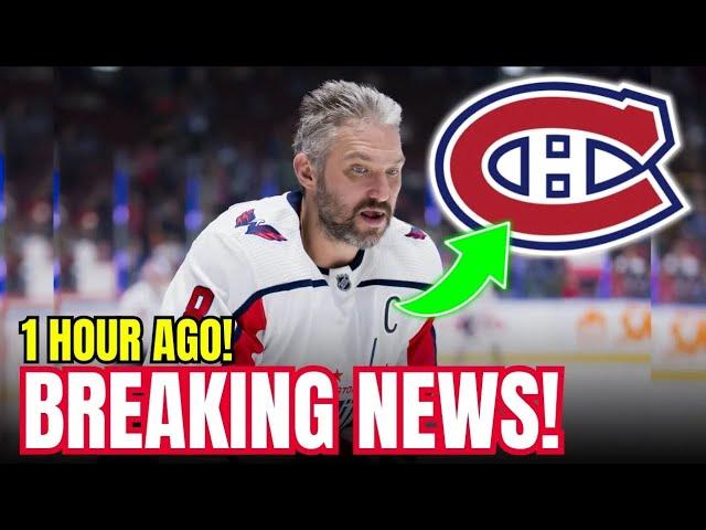 ALEX OVECHKIN SIGNS WITH MONTREAL CANADIENS – A LEGEND JOINS! | Montreal Canadiens News