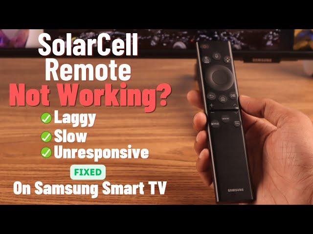 Samsung Smart TV Remote: How to Fix Laggy, Slow and Delayed Response!