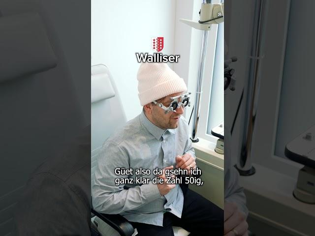 Schweizer Kantone beim Sehtest