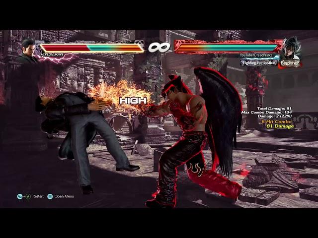 Devil Jin Maximum Damage combo in choksae style...