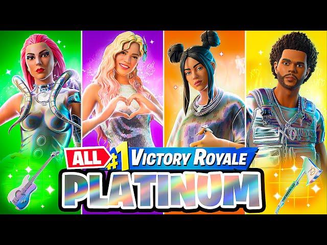 Winning With *EVERY* Platinum Music ICON SKIN!