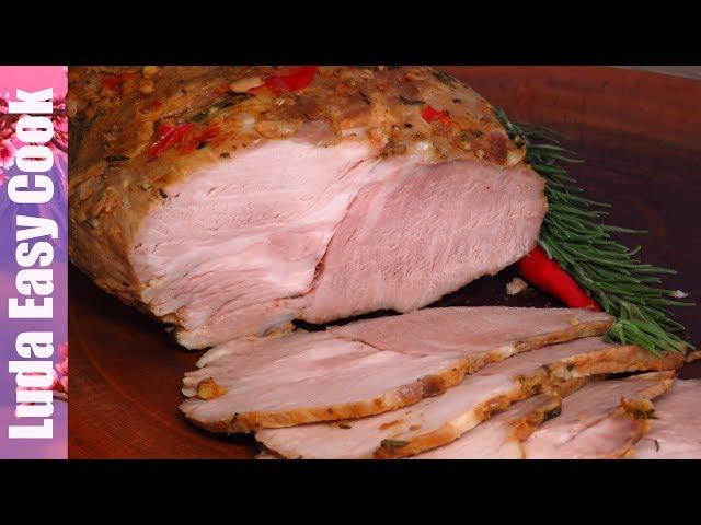 Triple aromatic pork marinade. Roast boiled pork, boiled roasted meat, meat in a triple marinade