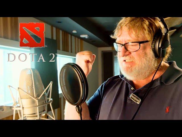 Dota 2 - Gabe Newell Mega-Kills Announcer Pack Trailer | Gamescom 2018