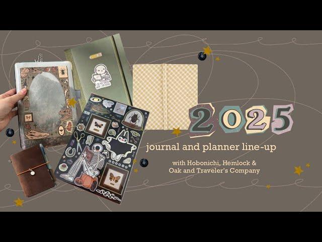 2025 journal and planner line-up | Hobonichi, passport TN, Hemlock and Oak