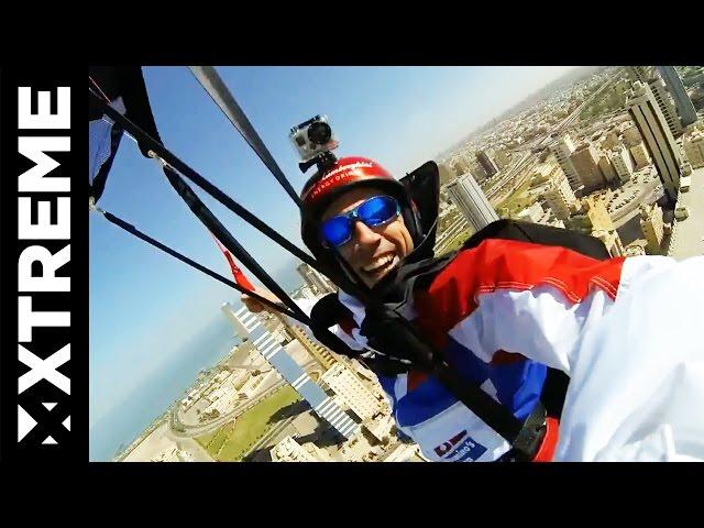 أول فقزة من أعلى برج الحمراء في الكويت | Kuwait's First Ever Base Jump