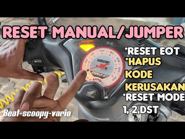 Cara reset injeksi manual tanpa scanner