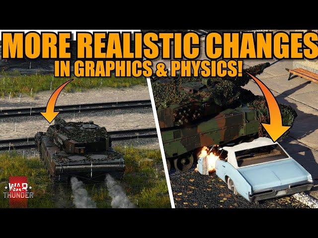 NEW RAIN, NEW PHYSICS in OBJECTS, MORE DESTRUCTION & MORE graphical FEATURES added - War Thunder DEV