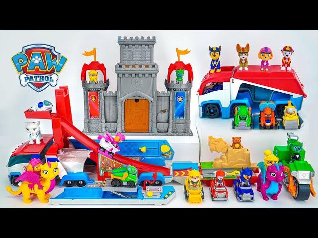 Paw Patrol toys unboxing ASMR | PAW Patrol Rescue Knights Castle HQ | Cat Pack | Rescue Wheels