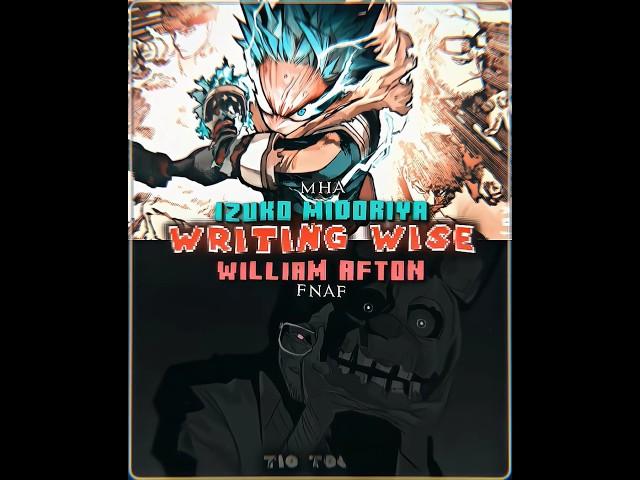 Deku vs William Afton | Writing Wise