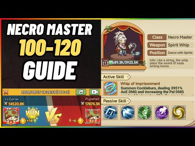 Necro Master Guide - Beat Enemies Much Stronger Than You With Ease! Legend of Mushroom