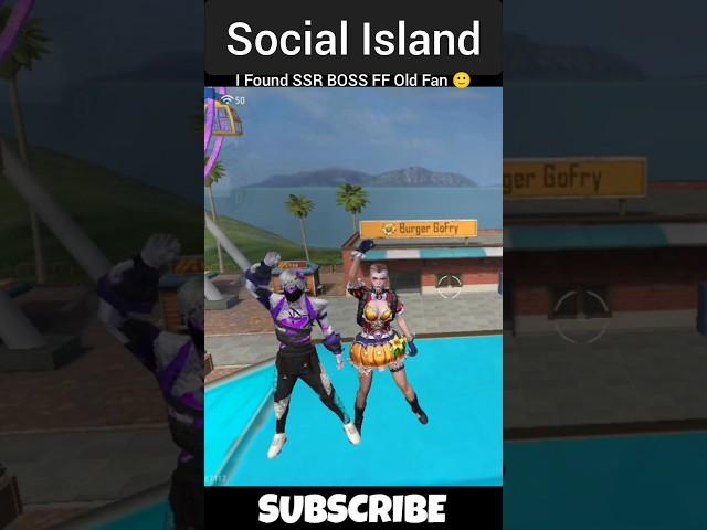 I Found SSR BOSS FF Old Fan In Social Island  #socialisland #trending #shorts