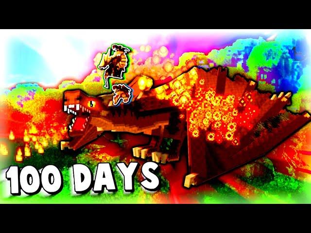 We Spent 100 Days In A World Of Dragons AS DRAGONS