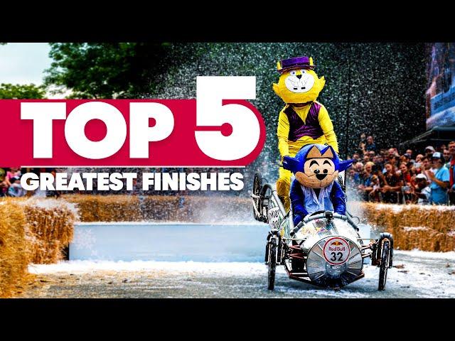 Top 5 Most Spectacular Soapbox Finishes  | Red Bull Soapbox Race