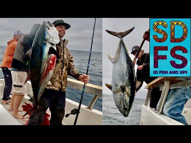 Bluefin Tuna Fishing 100 Miles Offshore at Tanner Bank on Horizon Sportfishing San Diego H&M Landing