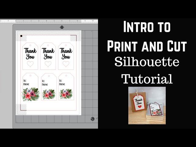 Silhouette Studio Tutorial Intro Basic Print and Cut
