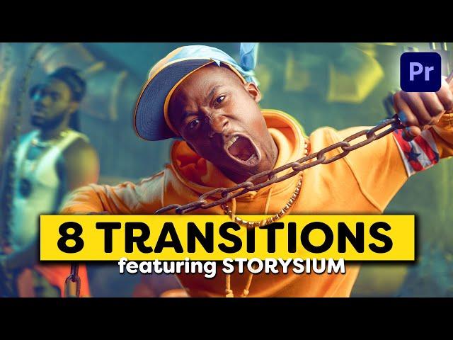 8 Simple TRANSITIONS featuring STORYSIUM (Premiere Pro Tutorial)