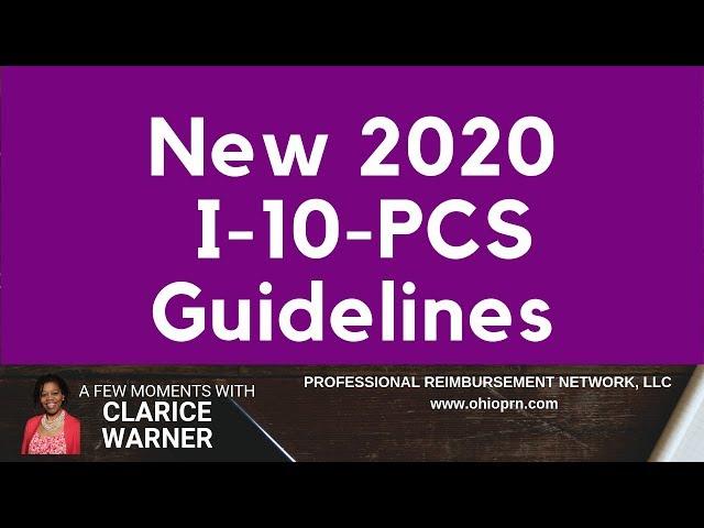 Medical Coding | 2020  I-10-PCS Guidelines