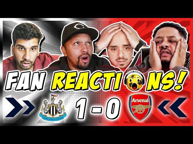 ARSENAL FANS MELTDOWN  REACTION TO NEWCASTLE 1-0 ARSENAL | PREMIER LEAGUE FAN REACTIONS