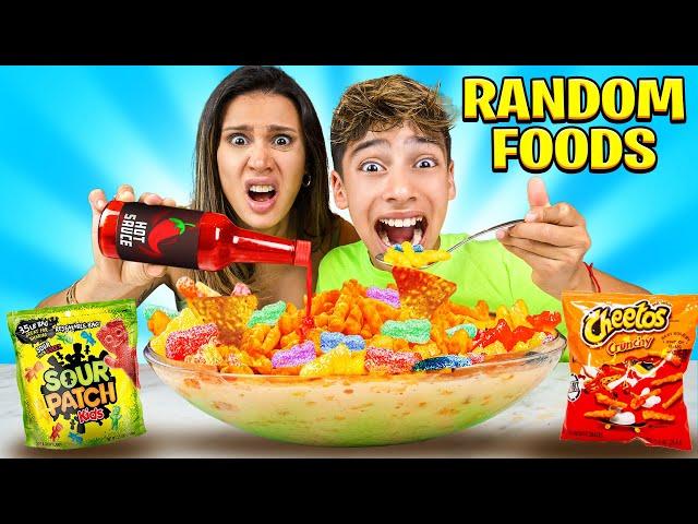 Eating The Most RANDOM FOOD Combinations in the World!