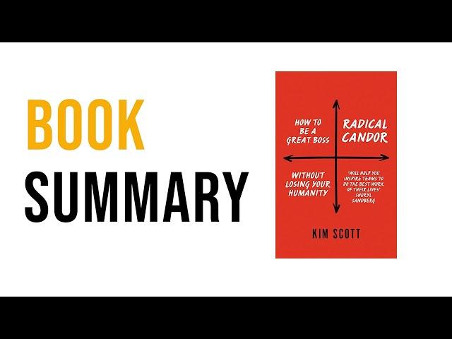 Radical Candor by Kim Malone Scott | Free Summary Audiobook