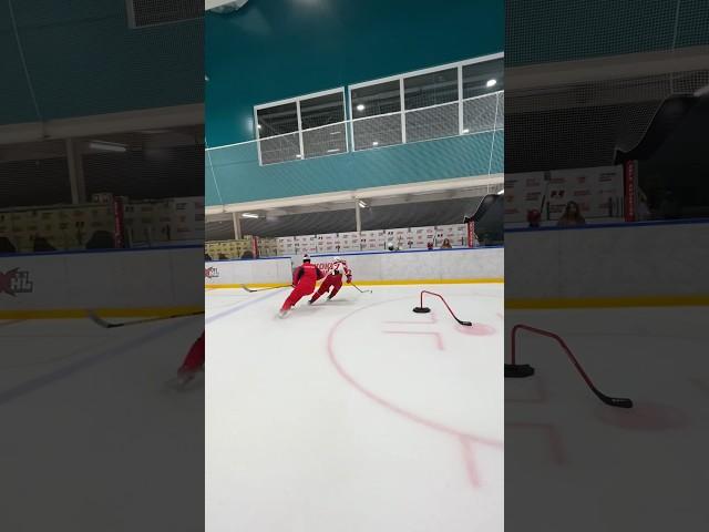 ТОРМОЗ ВНЕШНИМ РЕБРОМ В ХОККЕЕ! #хоккей #hockey