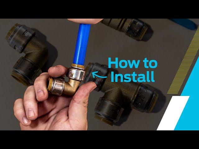 How to Install a SharkBite Max Push-to-Connect Fitting