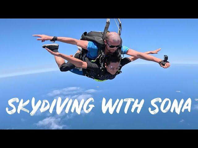 Skydiving with Sonakshi! Welcoming 2025 on a real HIGH note! HAPPY NEW YEAR! #viralvideo #trending