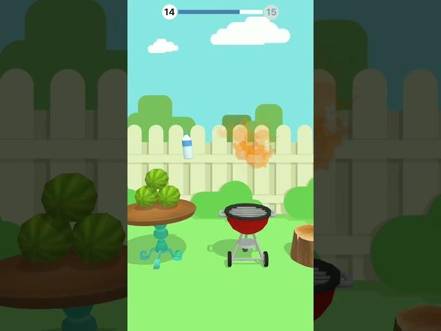 best mobile game, bottle flip on mushroom #shorts #games