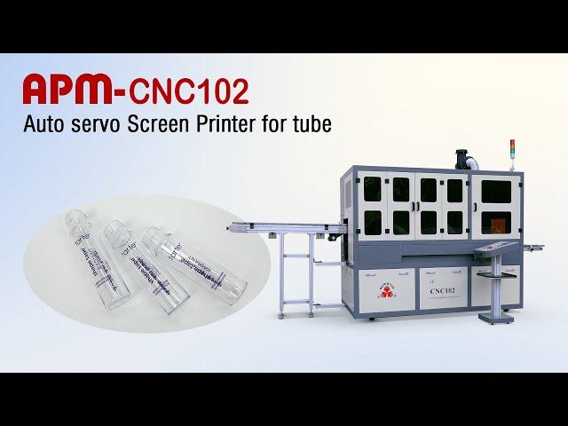 CNC102 automatic screen printing machine for plastic tube