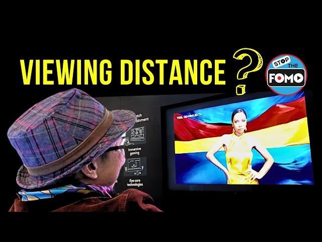 Best TV Viewing Distance: sit closer to your TV?