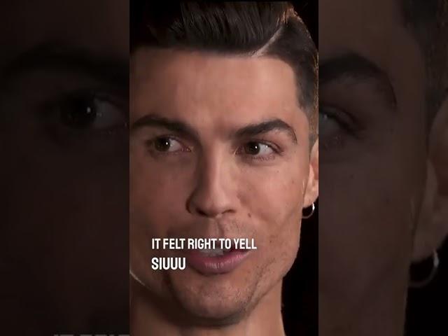 Why does Cristiano Ronaldo say SIUUU?