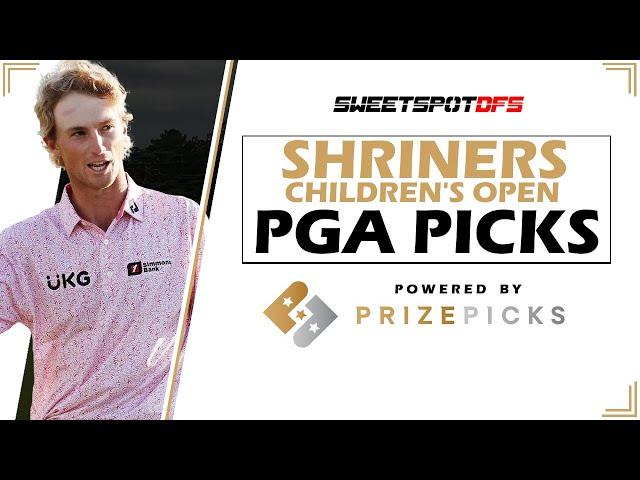 Shriners Children's Open | SweetSpotDFS | PrizePicks PGA Plays