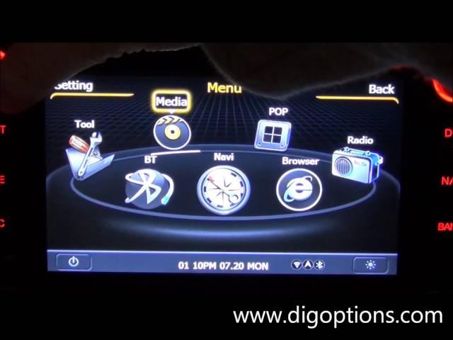 DIG Options Platinum GPS DVD Navigation Multimedia  System Demo - Extended Version