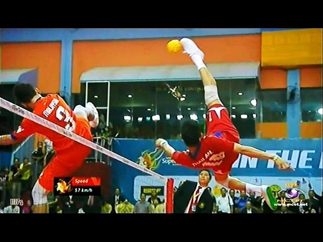 Sepak Takraw ISTAF Super Series 2013/14 Men's Final MALAYSIA - THAILAND (Full Match)